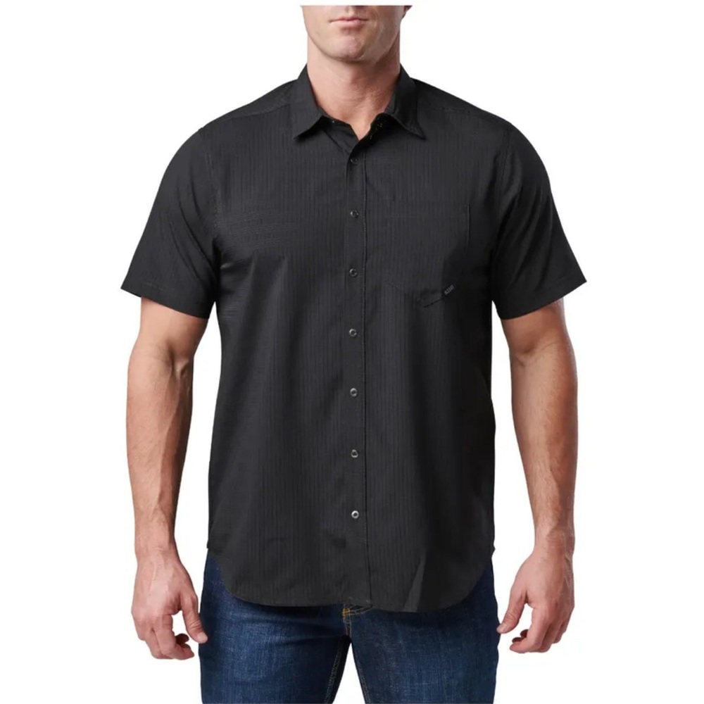 5.11 Tactical Men’s Aerial Short Sleeve Button Up Activewear Gorpcore Work | 2XL